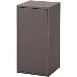 Tumba Ikea Eket cu usa 70x35x80 (Gri inchis/Negru) Thumb