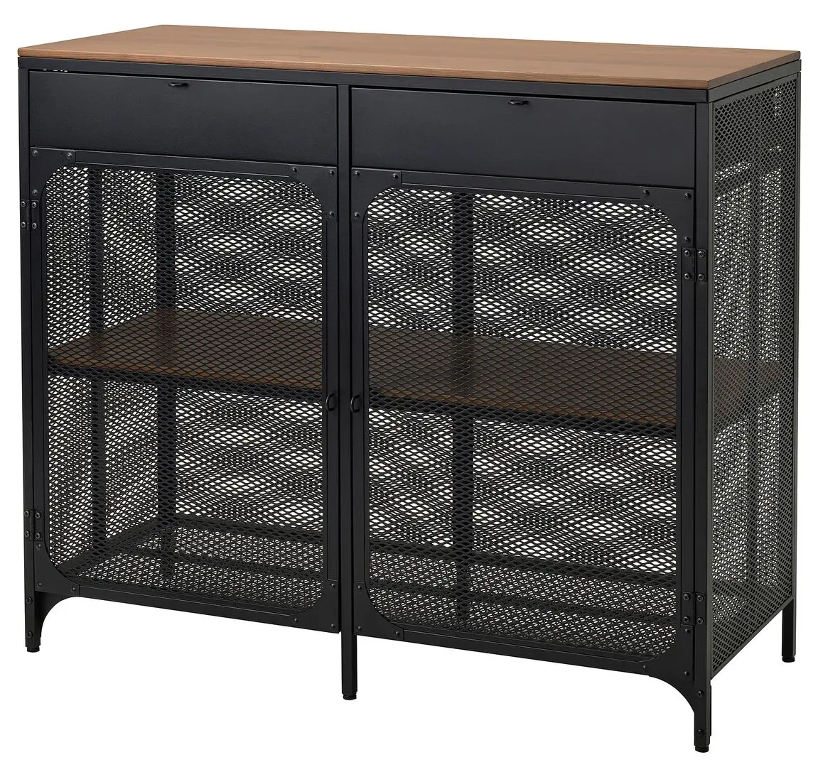 Tumba Ikea Fjallbo (Negru)