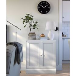 Tumba Ikea Havsta cu plinta 81x47x89 (Alb)