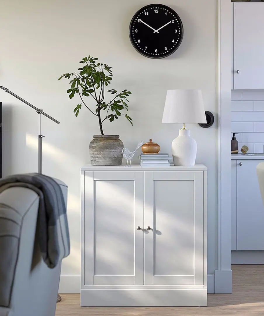 Тумба Ikea Havsta с цоколем 81x47x89 (Белый)