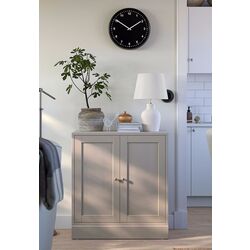 Tumba Ikea Havsta cu plinta 81x47x89 (Gri-Bej)