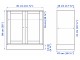 Тумба Ikea Havsta с цоколем 81x47x89 (Серо-Бежевый)