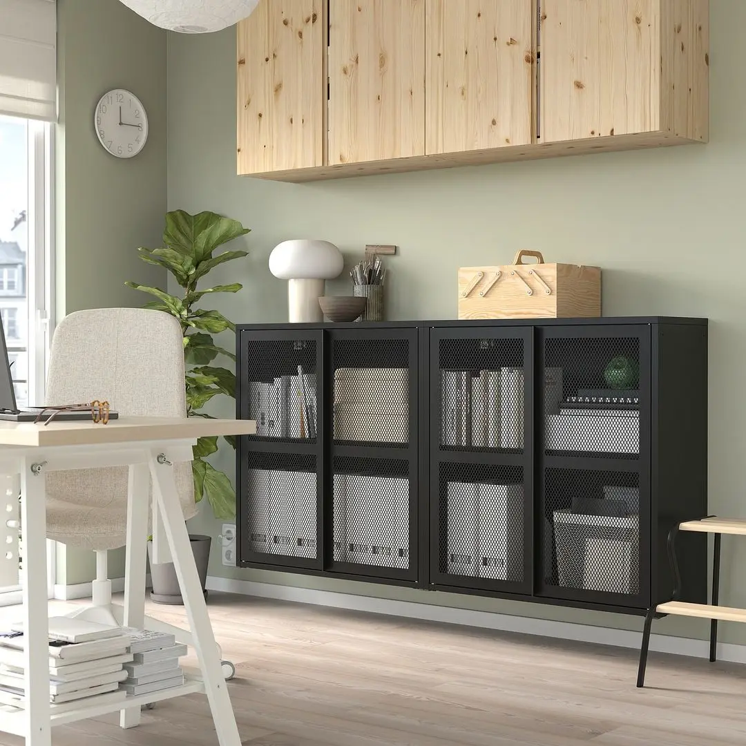 Тумба Ikea Ivar 160x30x83 (Черный)