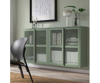 Тумба Ikea Ivar 160x30x83 (Серо-зеленый)