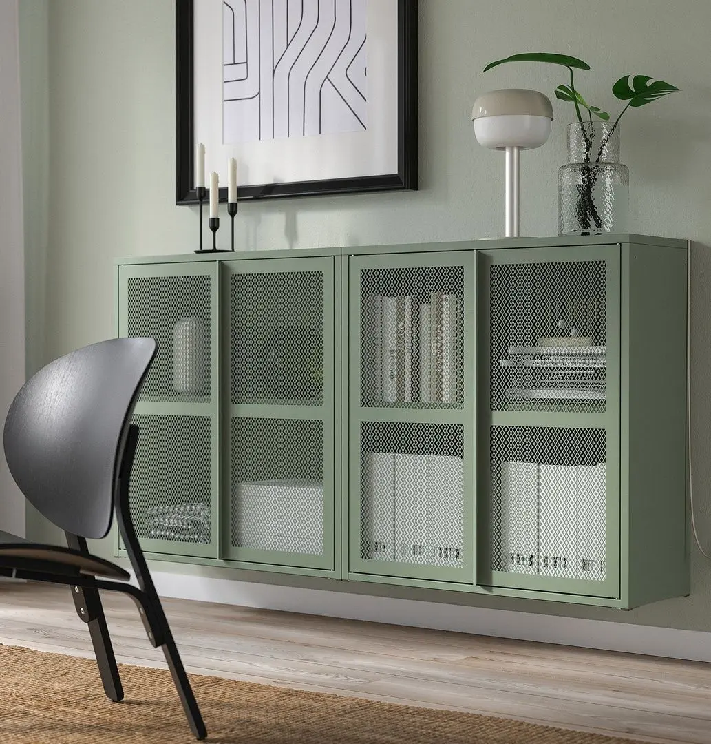 Tumba Ikea Ivar 160x30x83 (Gri-Verde)