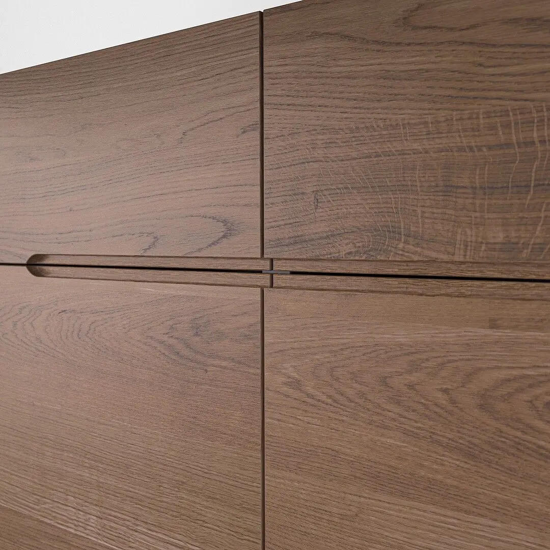 Tumba Ikea Klackenas 120x97 (Negru/Maro)