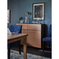 Tumba Ikea Klackenas 120x97 (Negru/Maro) Thumb