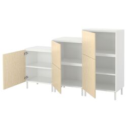 Tumba Ikea Platsa 5 usi 180x42x113 (Alb/Kalbaden Aspect Pin Intens) Thumb