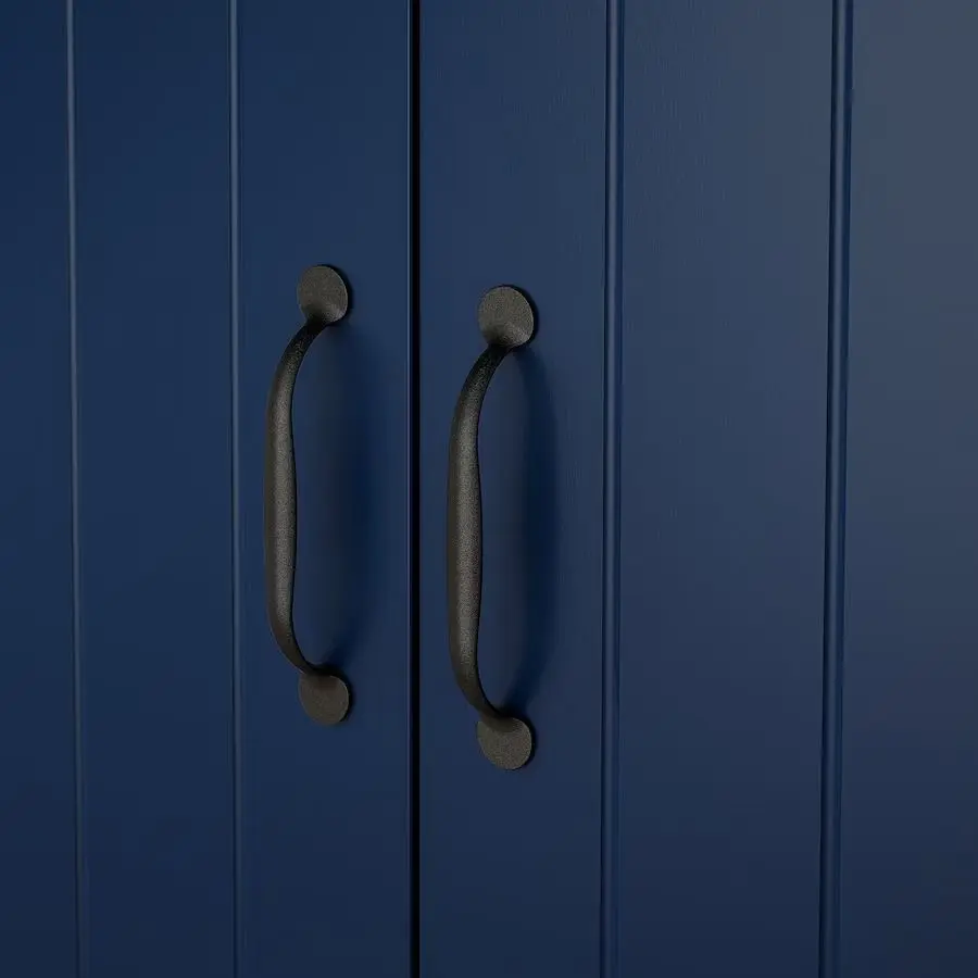 Tumba Ikea Skruvby 70x90 (Negru-Albastru)