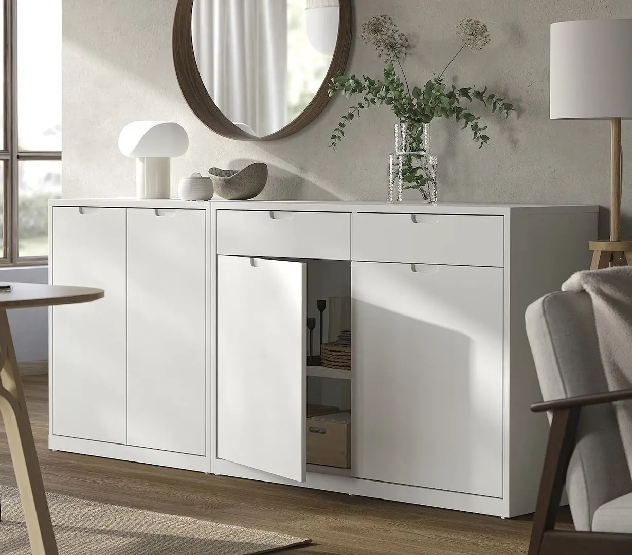 Tumba Ikea Tonstad 201x47x91 (Alb)