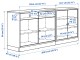 Тумба Ikea Tonstad 202x90 (Дубовый Шпон)