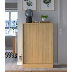 Tumba Ikea Tonstad 82x37x120 (Furnir Stejar)