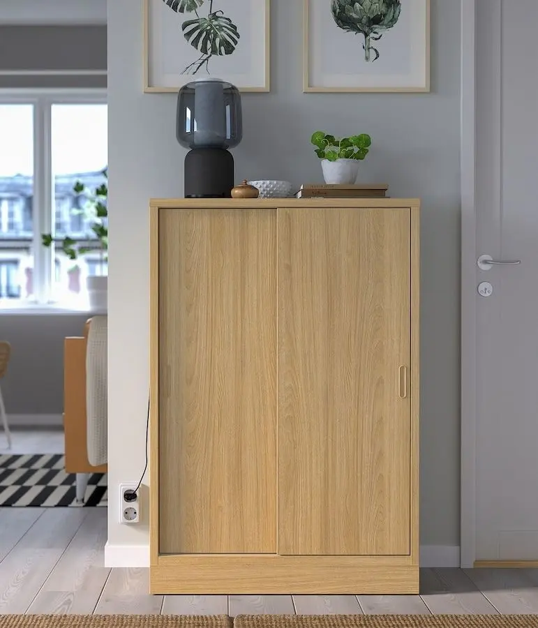 Тумба Ikea Tonstad 82x37x120 (Дубовый Шпон)