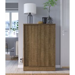Tumba Ikea Tonstad 82x37x120 (Maro/Furnir Stejar Vopsit) Thumb