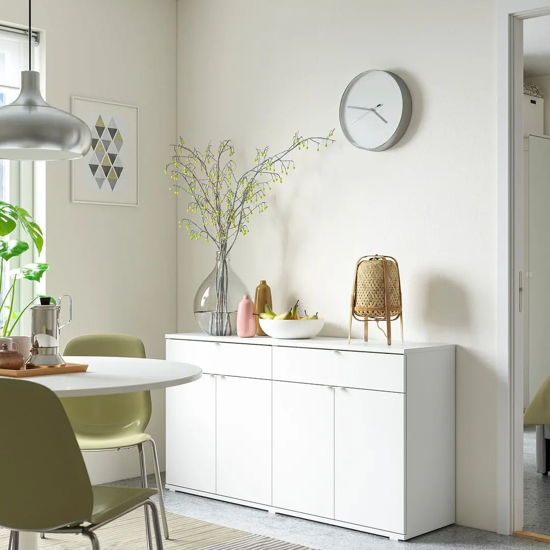 Тумба Ikea Vihals 140x37x75 (Белый)