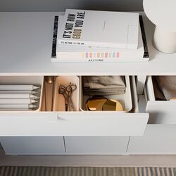 Тумба Ikea Vihals 140x37x75 (Белый) Thumb