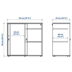 Тумба Ikea Vihals 165x47x90 (Белый) Thumb