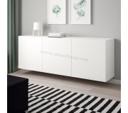 Тумба навесная Ikea Besta/Lappviken 180x42x64 (Белый)