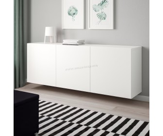 Тумба навесная Ikea Besta/Lappviken 180x42x64 (Белый)