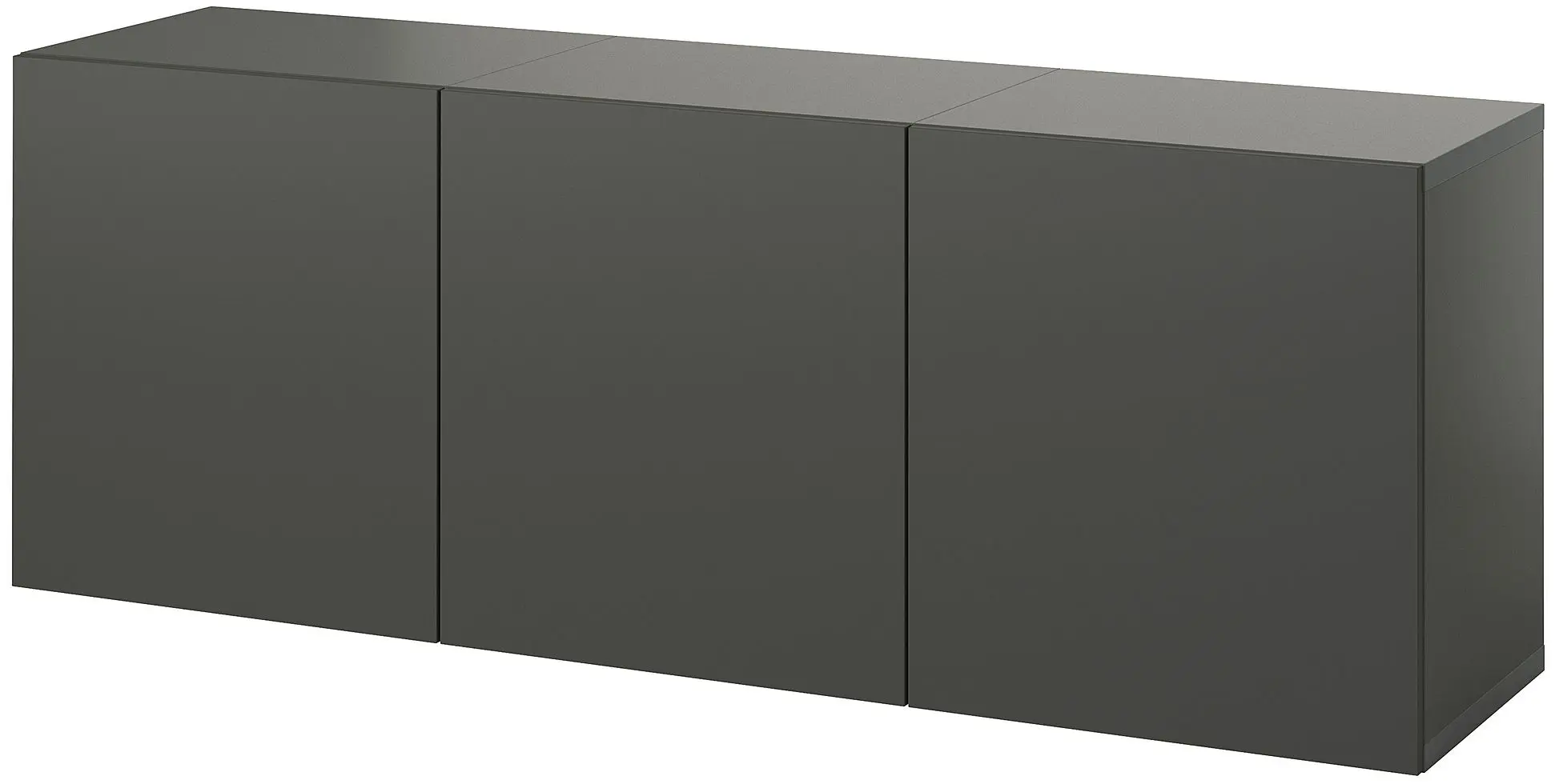 Tumba suspendata Ikea Besta/Lappviken 180x42x64 (Gri Inchis)