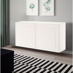 Tumba suspendata Ikea Besta/Smeviken 120x42x64 (Alb)