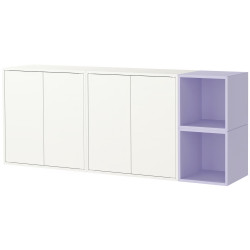 Tumba suspendata Ikea Eket 175x35x70 (Alb/Lila deschis) Thumb