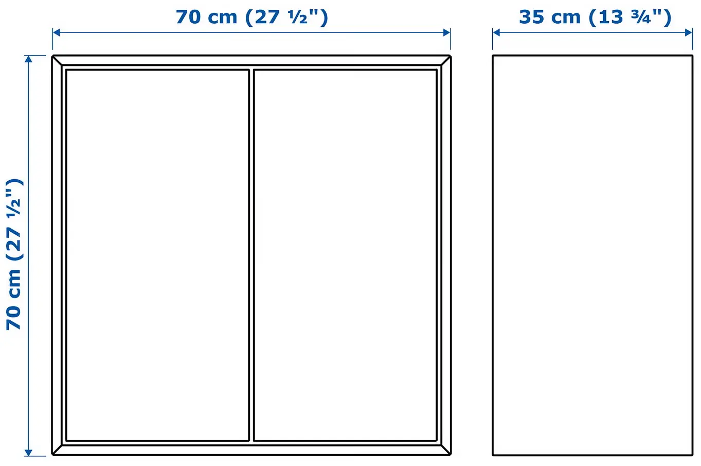 Tumba suspendata Ikea Eket 175x35x70 (Alb/Lila deschis) - 7