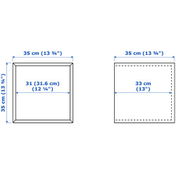 Tumba suspendata Ikea Eket 175x35x70 (Alb/Lila deschis) Thumb
