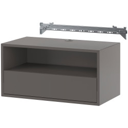 Tumba suspendata Ikea Eket usa/raft 70x35x35 (Gri Inchis) Thumb