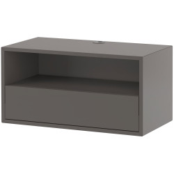 Tumba suspendata Ikea Eket usa/raft 70x35x35 (Gri Inchis) Thumb