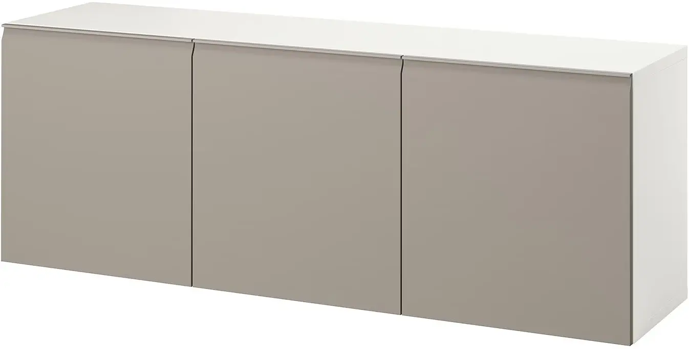 Tumba suspendata Ikea Besta/Hammarsmed 180x42x64 (Alb/Bej)