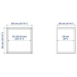 Tumba suspendata Ikea Eket 175x35x70 (Alb) Thumb