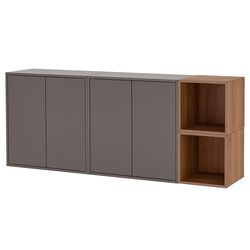 Tumba suspendata Ikea Eket 175x35x70 (Gri Inchis/Aspect Nuc)