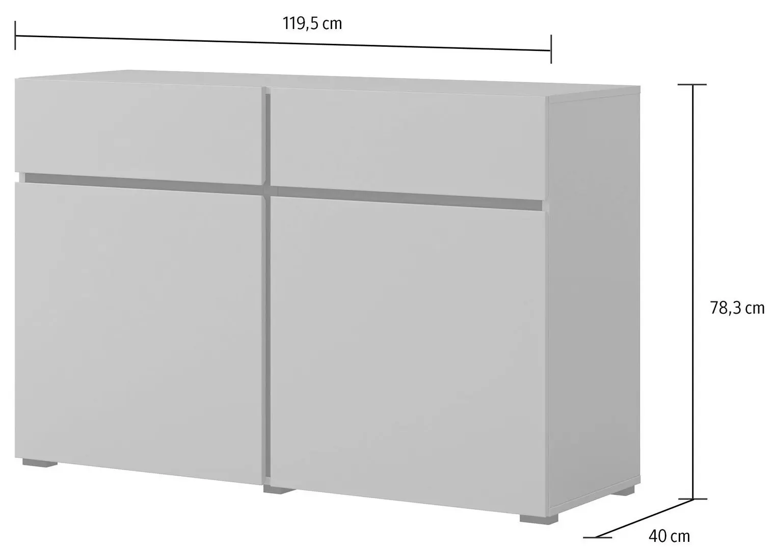 Tumba Helvetia Cross 2D2S (Wotan Oak/Black)