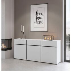 Tumba Helvetia Cross 3D3S 180x78 (White/Black)