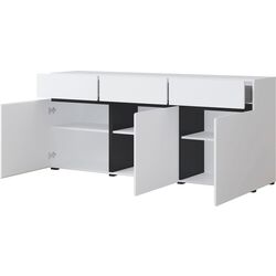 Tumba Helvetia Cross 3D3S 180x78 (White/Black) Thumb