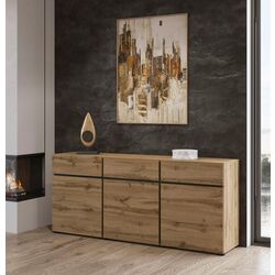 Tumba Helvetia Cross 3D3S 180x78 (Wotan Oak/Black)