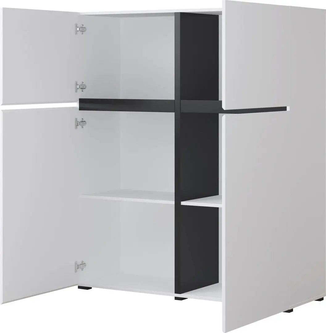 Tumba Helvetia Cross 4D (White/Black)