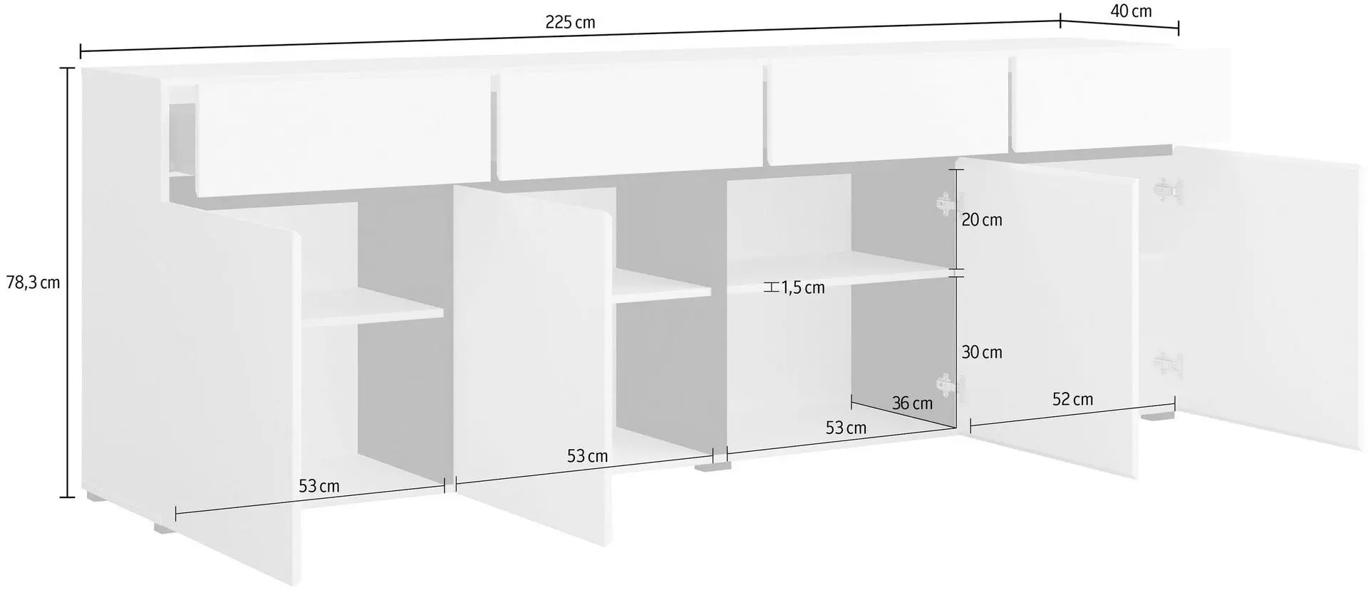 Tumba Helvetia Cross 4D4S 78x225 (Congo/Black)