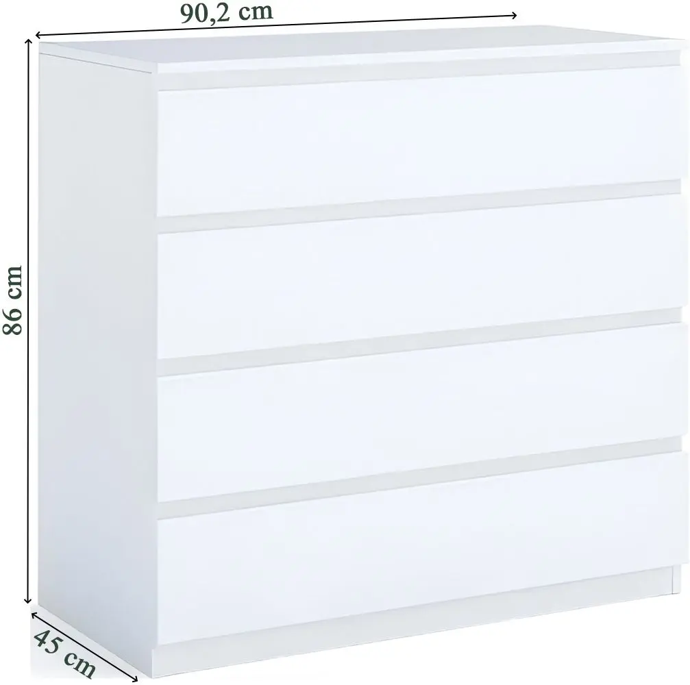 Comoda Klen Catrine (White)