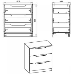 Comoda Компанит 3М (Wenge) Thumb