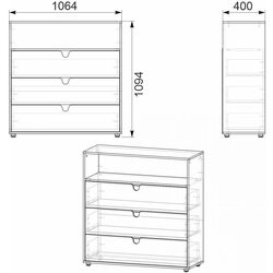 Comoda Компанит МГ-7 3 (Nymphea Alba) Thumb