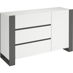 Tumba Magnusplus Combo C22 130х78.8х42.1 (Graphite/White) Thumb