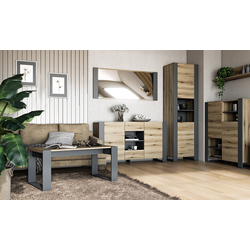 Tumba Magnusplus Combo CO5 140х78.8х42.1 (Graphite/Evoke Coast Oak) Thumb