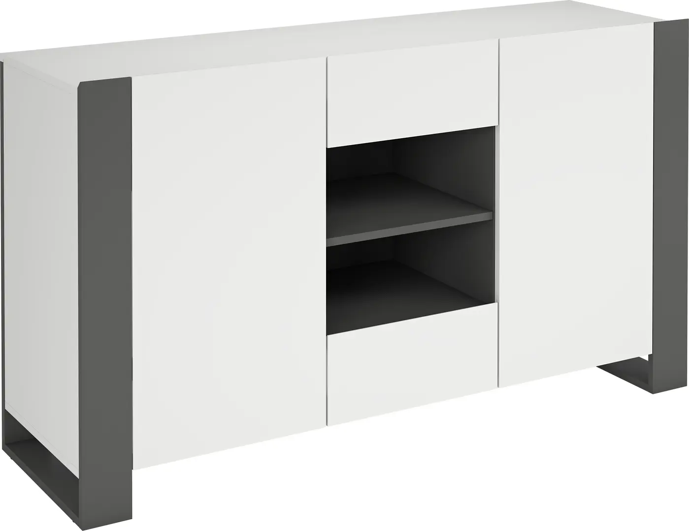 Тумба Magnusplus Combo CO5 140х78.8х42.1 (Graphite/White)