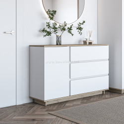 Tumba Magnusplus Concept 1D3S 120x82x40 (Grey Craft Oak/Nimphea Alba)