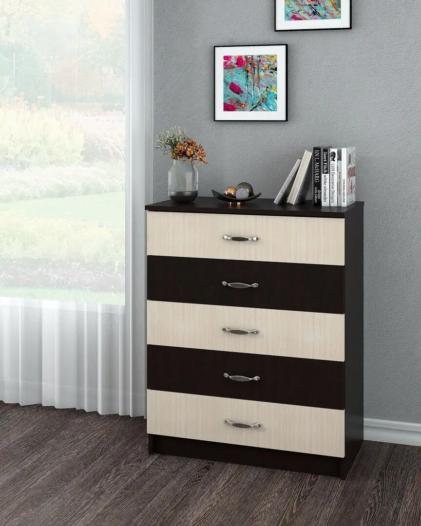 Комод Marcel Prod COM5SWEM (Wenge/Birch) - 3