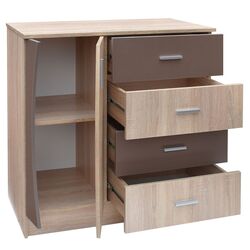 Tumba Marcel Prod KF5 (Sonoma Oak/Cappuccino) Thumb