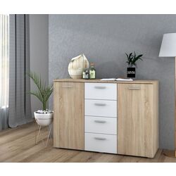 Tumba Marcel Prod Lileia RO (Sonoma Oak/White)