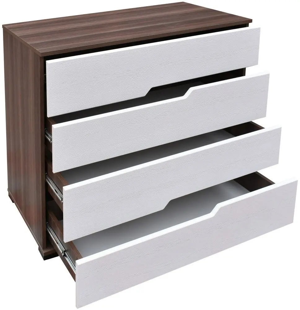 Comoda Marcel Prod Maria COMMA (Walnut/White) - 3